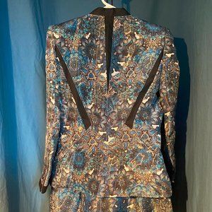 Wet-look Mandala Jacket & Shorts